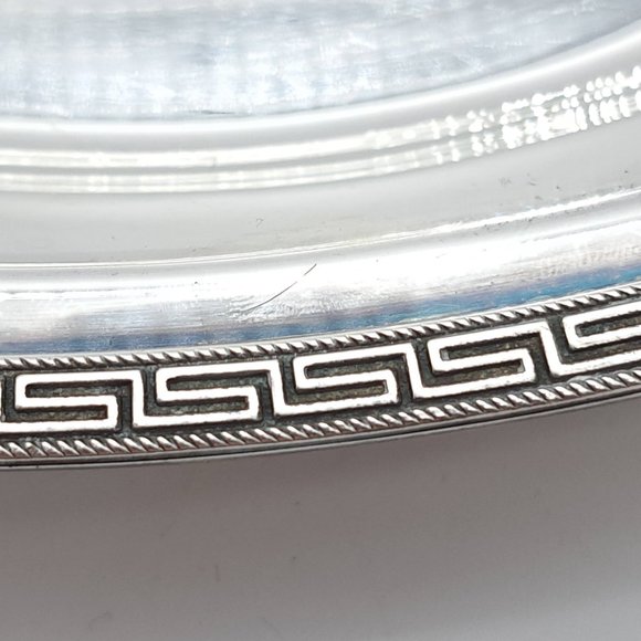Lebanese Silverplate Serving Tray by SIOM Orfevres - Picture 9 of 11